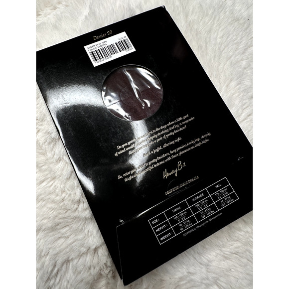 Honey Birdette Stockings MOCHA SHEERS🤎 Stocking Stay-Ups Medium - Picture 2 of 2